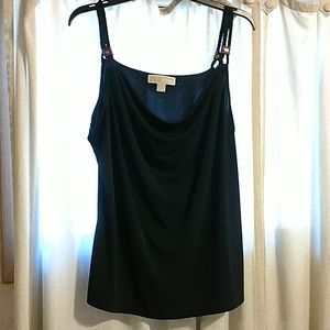 Sexy Michael Kors cowl nexk tank with details
